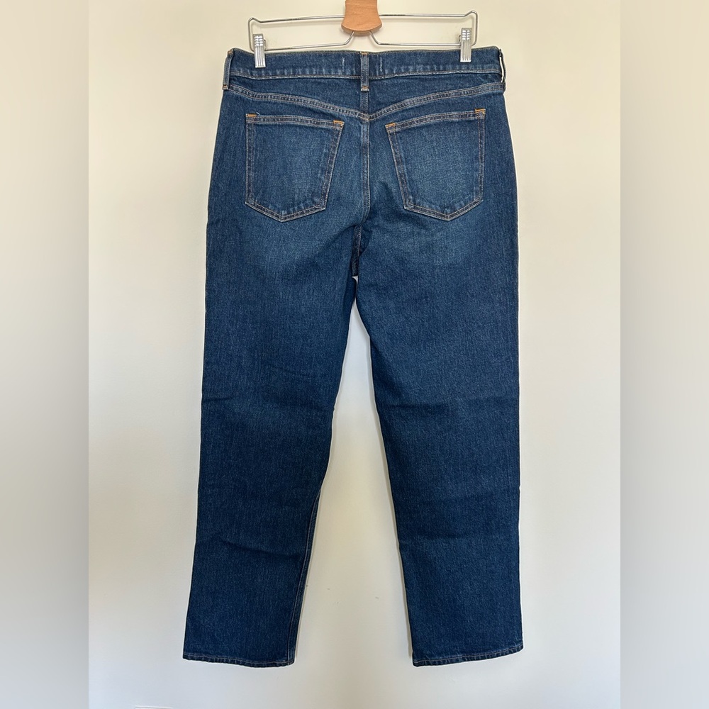 Abercrombie & Fitch The ‘90s Straight Mid Rise Dark Wash Jeans Size‎ 31 Regular - Picture 5 of 6